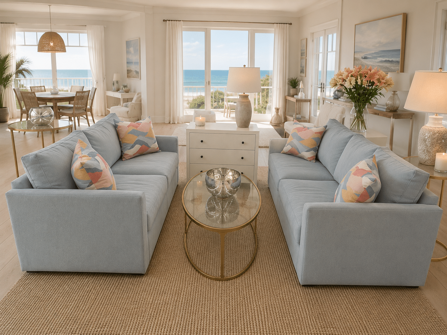 Furniture and home décor on the 82 Outlet showroom floor